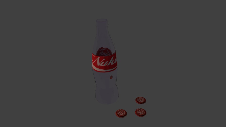 Fallout Nuka Cola Bottle and Caps preview image 1
